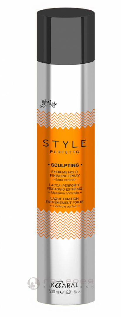 STYLE Perfetto SCULPTING. Защитный лак для волос экстрасильной фиксации.